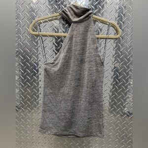 Free People Gray Halter Tank Top